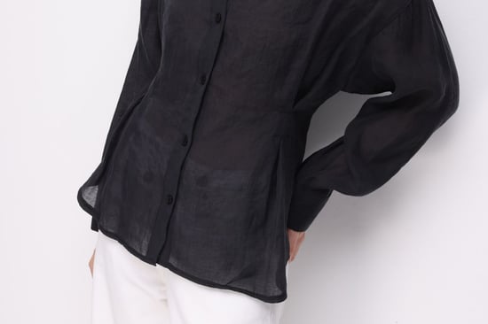 Tailliertes strukturiertes Button-Up-Shirt - Image 6