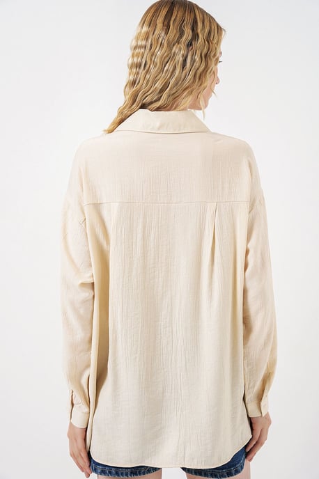 Oversized Langarm-Hemd mit Knopfleiste - Image 6