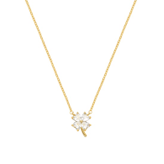 Luxenter Halskette aus 18K Gelbgold mit Brillant Zirkonia - Trak - Image 1