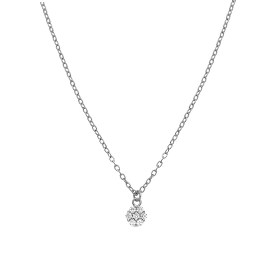 Halskette aus 925 Sterling Silber und rhodiniertem Brillant Zirkonia - Oris - Image 1