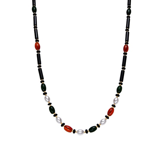 Luxenter Halskette mit Onyx 18k Gold Finish - Coepil - Image 1