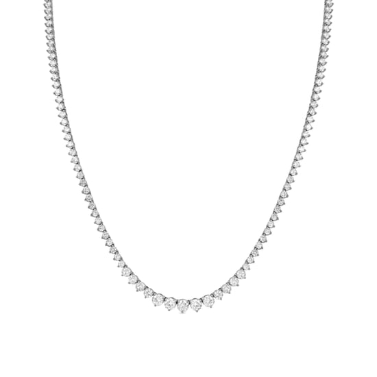 Luxenter Sterling Silber 925 Halskette mit rhodiniertem Brillant Zirkonia - Niriel - Image 1