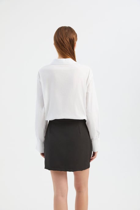 Kombiniertes Mini-Hemdkleid - Image 5