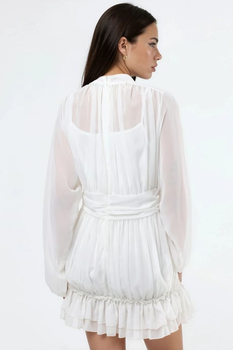 Rüschenshirt Mini Kleid - Image 3