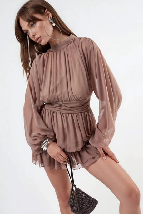 Rüschenshirt Mini-Kleid - Image 3