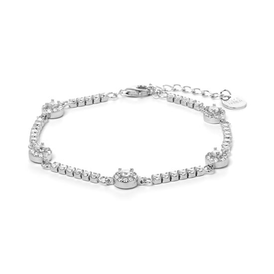 Luxenter 925 Sterling Silber Armband mit rhodiniertem Brillant Zirkonia - Daimas - Image 1