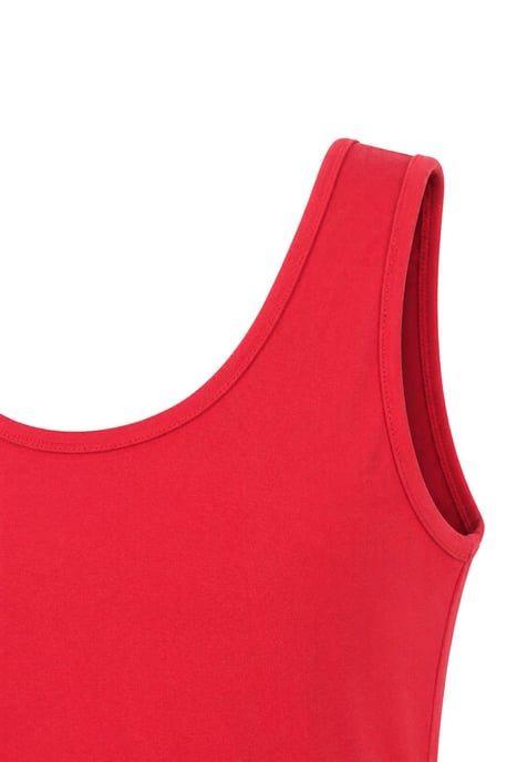 Lässiges U-Ausschnitt Baumwollmix Tanktop - Image 2