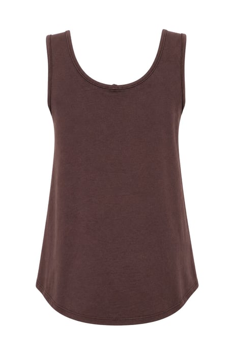 Lässiges U-Ausschnitt Baumwoll-Mix Tanktop - Image 3
