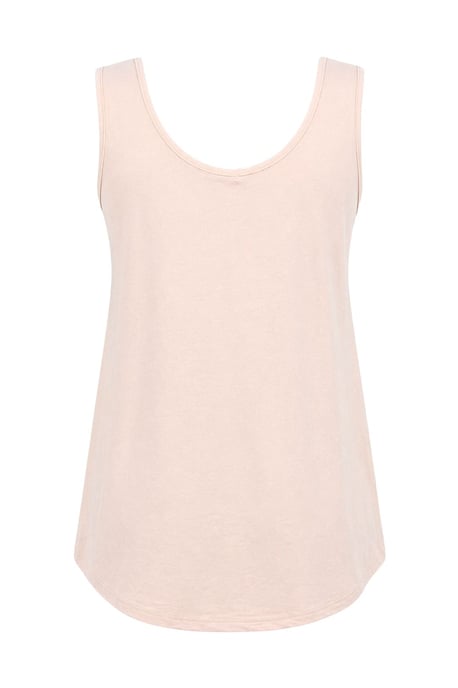 Lässiges U-Ausschnitt Baumwollmix Tanktop - Image 3