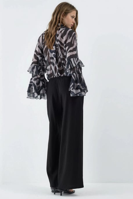 Weite Hosen mit elastischem Bund und Taschen - Image 3