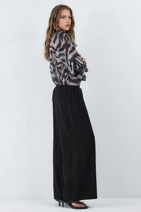 Weite Hosen mit elastischem Bund und Taschen - Image 4