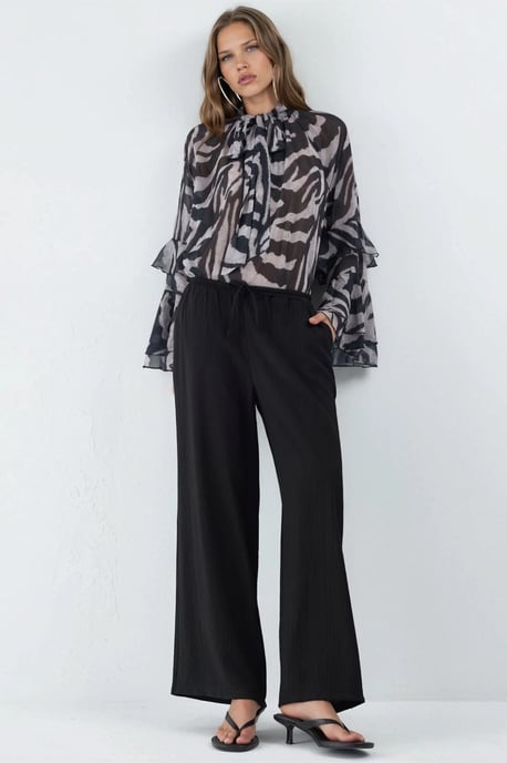 Weite Hosen mit elastischem Bund und Taschen - Image 5