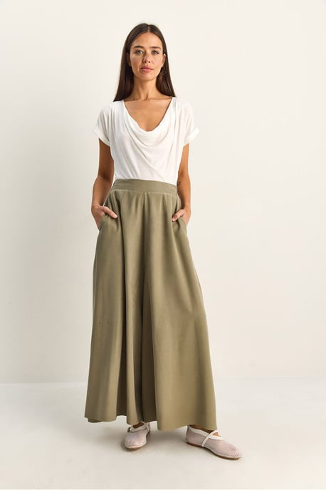 Hochtaillierte Weite Hose - Image 3