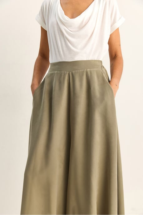 Hochtaillierte Weite Hose - Image 4