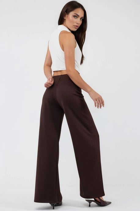 Hochtaillierte Weite Hose - Image 3