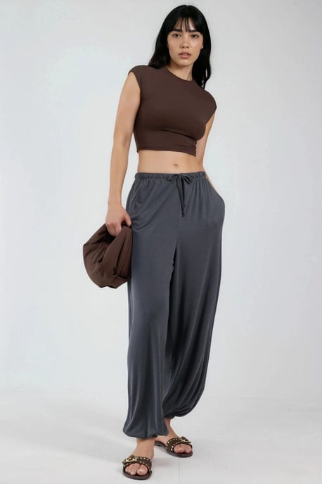 Damen Jogginghosen mit elastischem Bund - Image 1