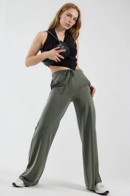 Hosen mit weitem Bein und Kordelzug - Image 6