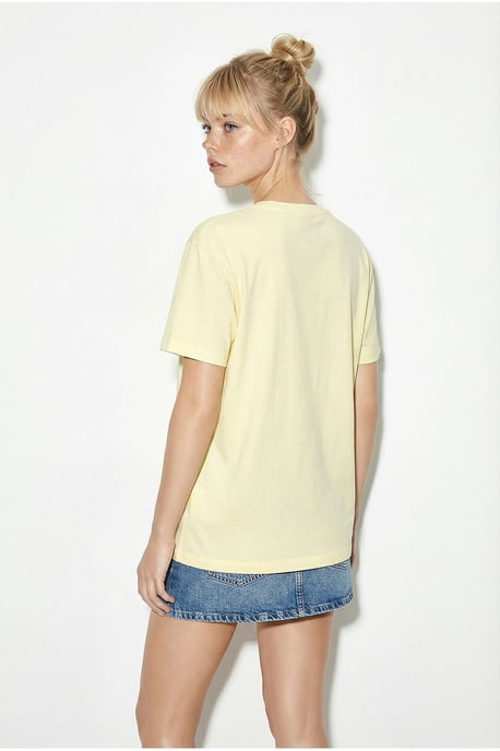 Blumenbesticktes Rundhalsausschnitt T-Shirt - Image 4