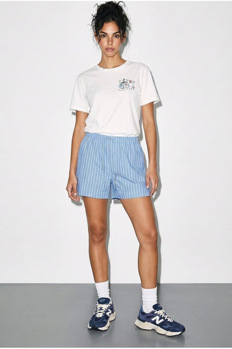 Besticktes Rundhals-T-Shirt - Image 2