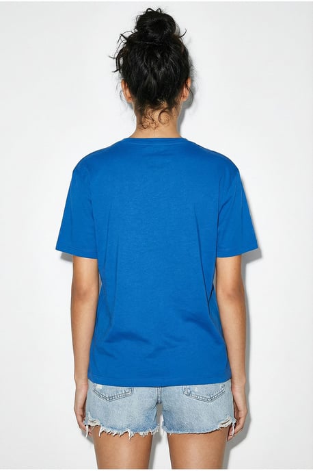 Besticktes Rundhals-T-Shirt - Image 5