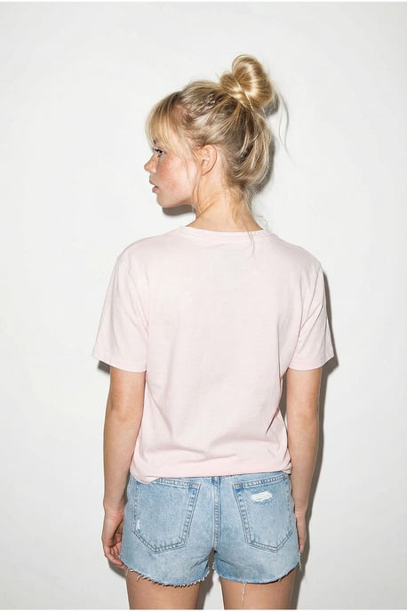 Bedrucktes Rundhalsausschnitt T-Shirt - Image 5