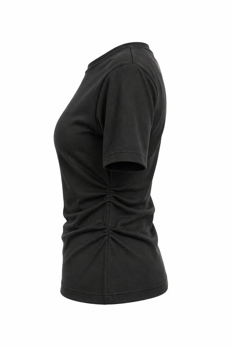 Basic Rundhals-Shirt mit Schlitz - Image 2