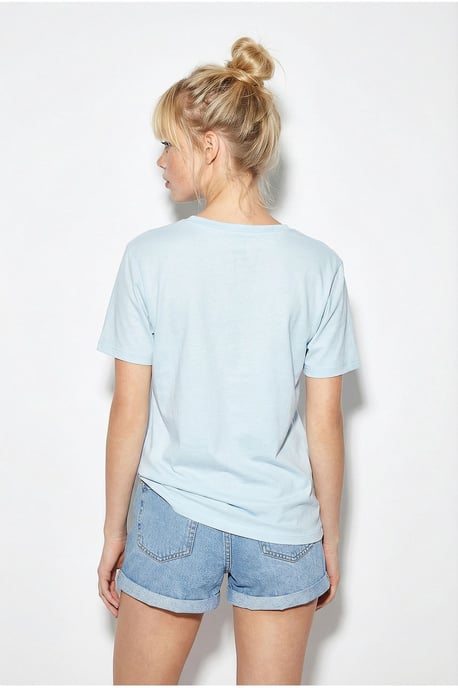 Besticktes Rundhals-Cotton-T-Shirt - Image 5