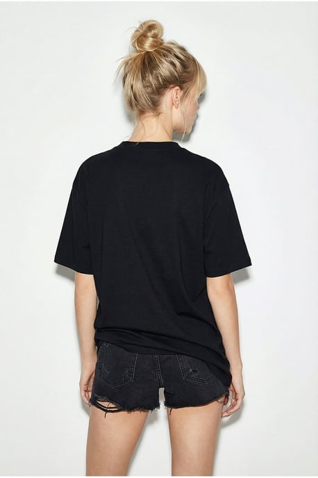 Besticktes T-Shirt mit Rundhalsausschnitt, lässige Passform - Image 5