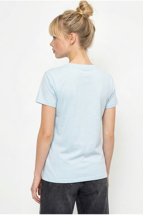 Gesticktes Bedrucktes Rundhals-T-Shirt - Image 6