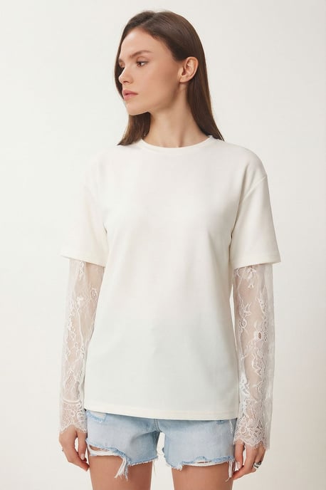 Übergroßes Rundhals-T-Shirt - Image 4