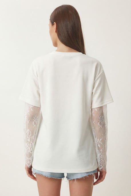 Übergroßes Rundhals-T-Shirt - Image 6