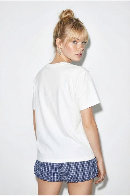 Bedrucktes Rundhalsausschnitt T-Shirt - Image 5