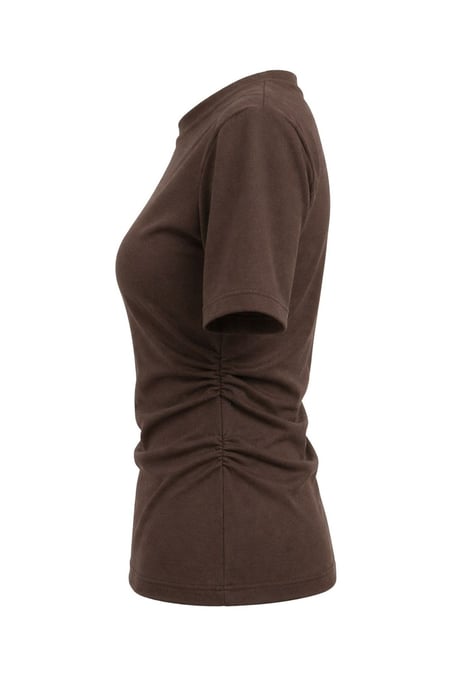 Basic T-Shirt mit Rundhalsausschnitt und Schlitz - Image 2