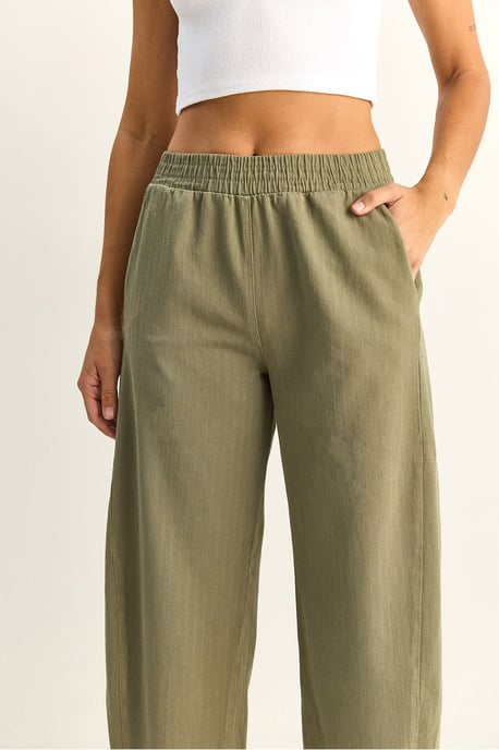 Elastische Taillen-Straight-Leg-Hosen mit Taschen - Image 4