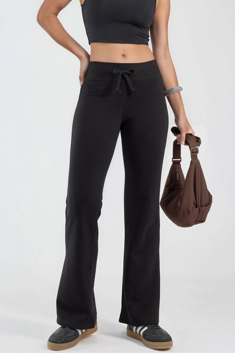 Elastische Taillen-Bootcut-Hosen - Image 3