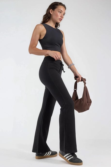 Elastische Taillen-Bootcut-Hosen - Image 4