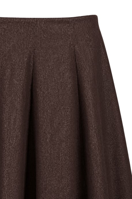Hochbund A-Linien Midi Jeansrock - Image 2
