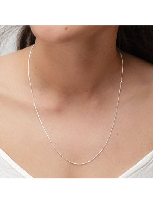 Zeeme Basic Collier 925/- Sterling Silber 50cm - Image 1