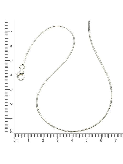 Zeeme Basic Collier 925/- Sterling Silber Schlangenkette - Image 2