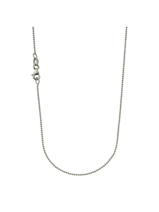Zeeme Basic Collier 925/- Sterling Silber rhodiniert 45cm - Image 1