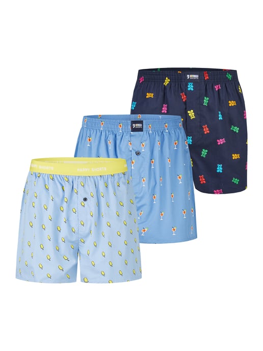 Happy Shorts Herren Boxer Motiv Mix Boxershorts, Unterhose, Boxerbriefs - Image 1