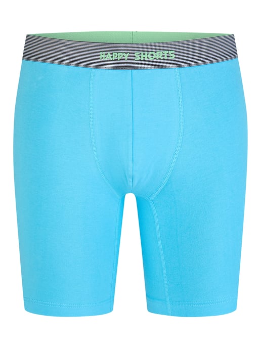 Happy Shorts Herren Langer Boxer Jersey Long Boxer Shorts, Langer Boxer Brief, Retro Boxer lang - Image 2