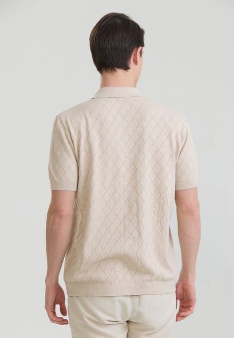 Hemd Kurzärmeliges Basic-Strickhemd Mit Knöpfen - Image 3