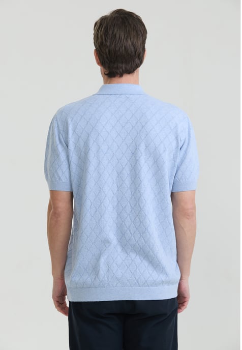 Hemd Kurzärmeliges Basic-Strickhemd Mit Knöpfen - Image 3