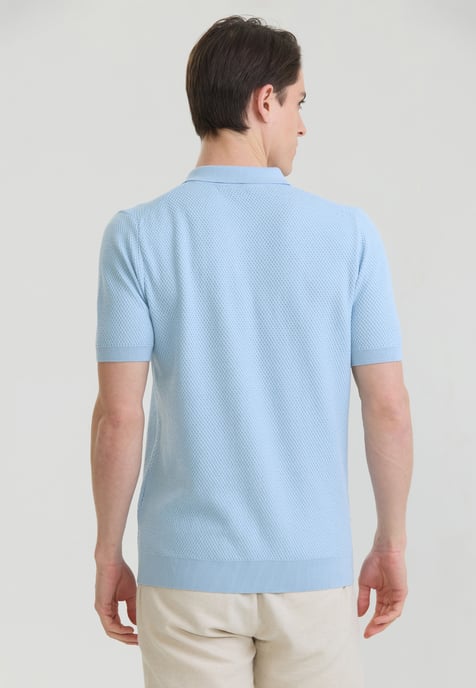 Polo Shirt Kurzarm Strick-Polo Shirt Kurzarm - Image 2
