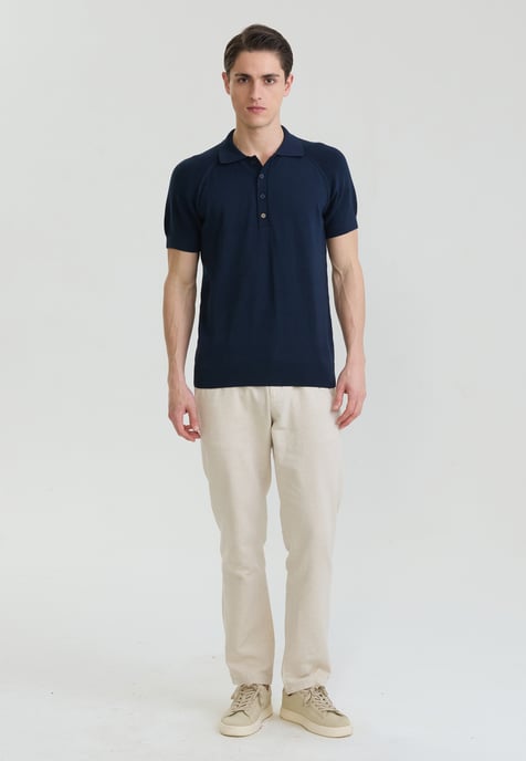 Polo Shirt Kurzarm Strick-Polo Shirt Kurzarm - Image 2