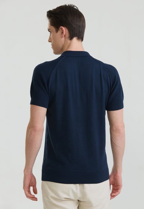 Polo Shirt Kurzarm Strick-Polo Shirt Kurzarm - Image 3