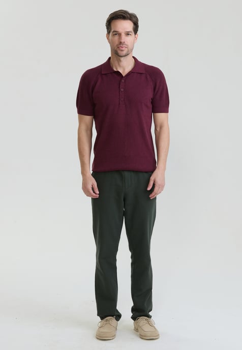 Polo Shirt Kurzarm Strick-Polo Shirt Kurzarm - Image 2