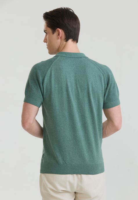 Polo Shirt Kurzarm Strick-Polo Shirt Kurzarm - Image 3