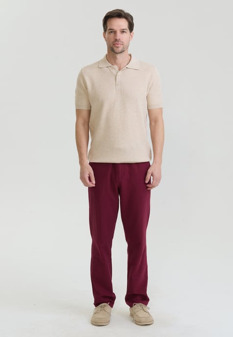 Polo Shirt Kurzarm Strick-Polo Shirt Kurzarm - Image 2
